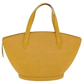 Louis Vuitton-LOUIS VUITTON Epi Saint Jacques Hand Bag Yellow M52279 LV Auth 85912-Yellow