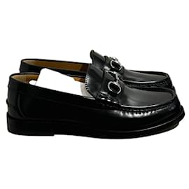 Gucci-GUCCI  Flats T.EU 42.5 Leather-Black