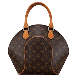 Louis Vuitton-Brown Louis Vuitton Monogram Ellipse PM Handbag-Brown