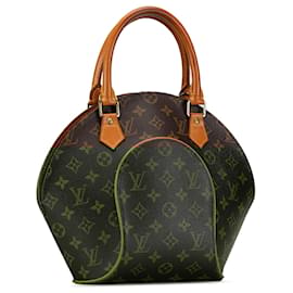 Louis Vuitton-Brown Louis Vuitton Monogram Ellipse PM Handbag-Brown
