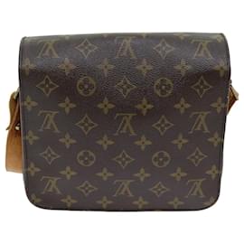 Louis Vuitton-Louis Vuitton Cartouchiere Shoulder Bag-Brown