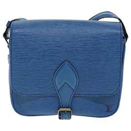 Louis Vuitton-Louis Vuitton Cartouchiere Shoulder Bag-Blue