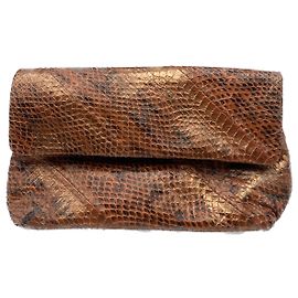 Sacs à main Bottega Veneta T. Cuirs exotiques Orange