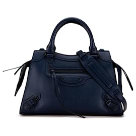 Balenciaga-Balenciaga Blue Motocross Neo Classic City S-Blue