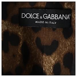 Dolce & Gabbana-Dolce & Gabbana Single-Breasted Floral Brocade Blazer in Black Polyester-Black