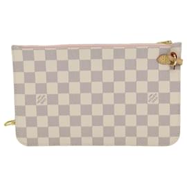 Louis Vuitton-LOUIS VUITTON Damier Azur Neverfull MM Pouch Pouch LV Auth 84837-Other