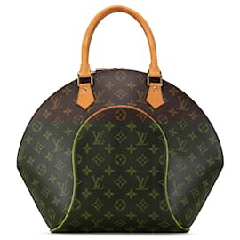Louis Vuitton-Brown Louis Vuitton Monogram Ellipse MM Handbag-Brown