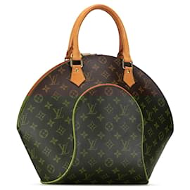 Louis Vuitton-Brown Louis Vuitton Monogram Ellipse MM Handbag-Brown