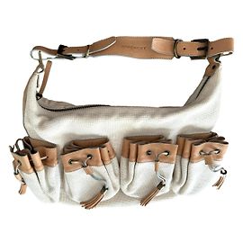 Bolsa de lona off-white Givenchy Fora de branco