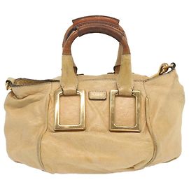 Chloé Bolsa de Ombro Chloe Ethel Branco
