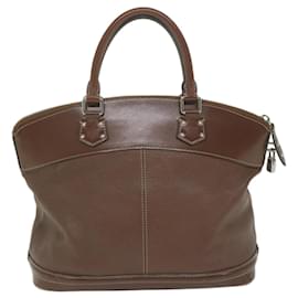 Louis Vuitton-Louis Vuitton Lockit Handbag-Brown