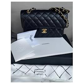 Chanel-Chanel timeless classic flap bag, size small-Black