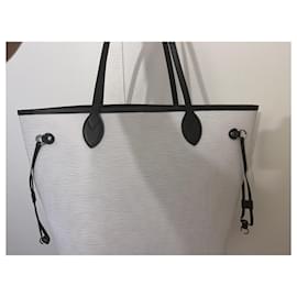 Louis Vuitton-Bolsa Neverfull Louis Vuitton em couro Epi-Branco