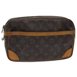 LOUIS VUITTON Clutch Compiegne 28 M51845 LV Auth 86214 Monogramm