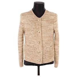 Bash Chaleco corto de algodón Beige