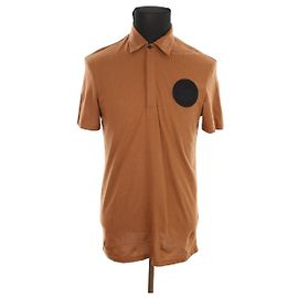 Versace Polo en coton Marron