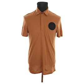 Versace-Cotton polo-Brown