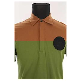 Versace-Cotton polo-Brown