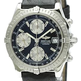 Breitling-Breitling Chronomat Steel Leather Automatic Men's Watch A13352-Other