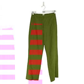 Khaite-Red straight pants-Red