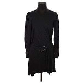 Iro Baumwollkleid Schwarz