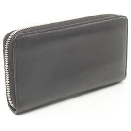 Louis Vuitton-Louis Vuitton Zippy Wallet Leather Long Wallet-Black