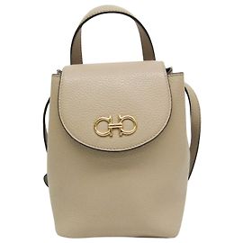 Salvatore Ferragamo Gancini Beige