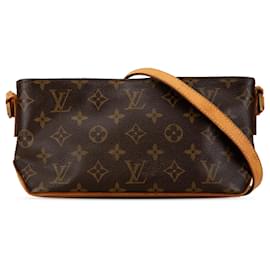 Louis Vuitton-Trotteur Monograma Marrom Louis Vuitton-Marrom