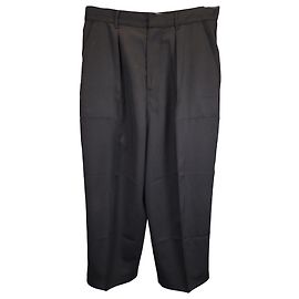 Loewe Low Crotch Trousers in Black Wool Black