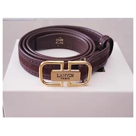 Lanvin-New Lanvin belt-Brown,Golden
