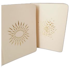 Set of 2 Cartier notebooks golden eggshell Golden Eggshell