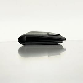 Louis Vuitton-Louis Vuitton Long Wallet Aerogram Portefeuille Brazza NM M69980-Black
