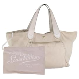 Louis Vuitton-LOUIS VUITTON Monogram Beach Line Cabas Ipanema GM Tote Bag M95986 Auth fm3711-Beige