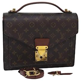 Louis Vuitton-LOUIS VUITTON Monogram Monceau 28 Hand Bag 2way M51185 LV Auth 83970-Monogram