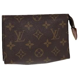 Louis Vuitton-LOUIS VUITTON Monogram Poche Toilette 15 Pouch M47546 LV Auth ki4740-Monogram
