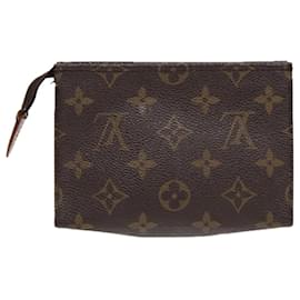Louis Vuitton-LOUIS VUITTON Monogram Poche Toilette 15 Pouch M47546 LV Auth ki4740-Monogram