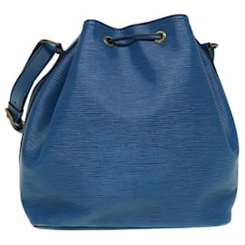 Louis Vuitton-LOUIS VUITTON Epi Petit Noe Shoulder Bag Blue M44105 LV Auth 87509-Blue