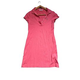 Abito Lacoste in cotone rosa Rosa