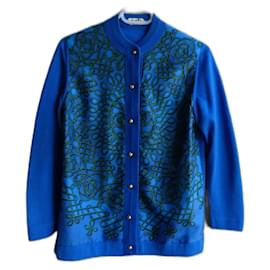 Hermès-Knitwear-Blue,Green
