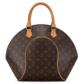 Louis Vuitton-Brown Louis Vuitton Monogram Ellipse MM Handbag-Brown