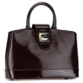 Louis Vuitton-Purple Louis Vuitton Epi Electric Mirabeau PM Satchel-Purple