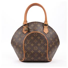Louis Vuitton-Louis Vuitton Monogram Canvas Ellipse PM Handbag M51127-Brown