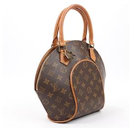 Louis Vuitton-Louis Vuitton Monogram Canvas Ellipse PM Handbag M51127-Brown