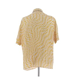 Fendi-FENDI  Shirts T.International M Silk-Yellow