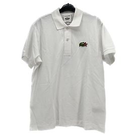 LACOSTE Polo shirts T.International M Coton Blanc