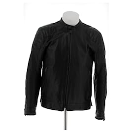 Autre Marque-Non Signé / Unsigned jackets T.International M Leather-Black