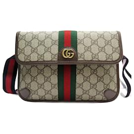 Gucci-Gucci Beige Brown Sling Bag-Brown