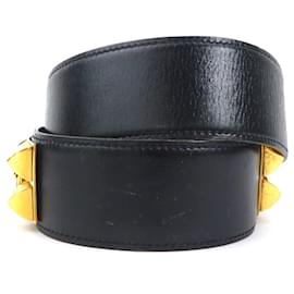 Hermès-Hermes HERMES Belt Collier de Chien-Black