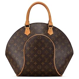 Louis Vuitton-Louis Vuitton Brown Monogram Ellipse MM-Brown