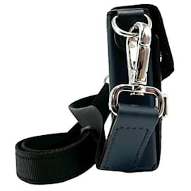 Fendi-Fendi Baguette Soft Trunk Phone Pouch-Brown,Navy blue